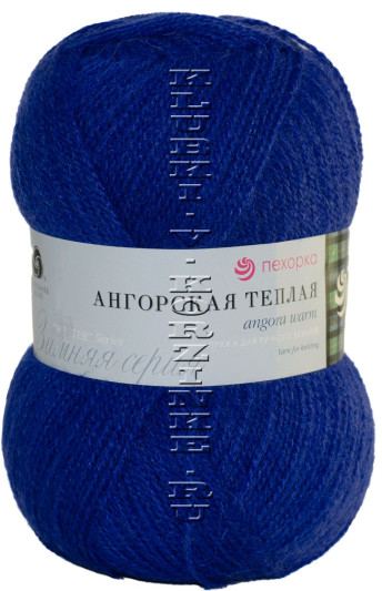 Пряжа Пехорка «Ангорская теплая» - (26 - Василёк)