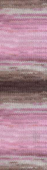 Пряжа ANGORA GOLD BATIK Alize - (3015 - Коричневый,розовый)