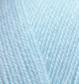 Пряжа SEKERIM BEBE Alize - (189 - Светло-голубой)