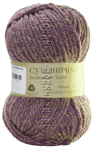 Пряжа Пехорка «Сувенирная» - (886 - Виола)