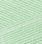 Пряжа DIVA STRETCH Alize - (266 - Св.зеленая бирюза)