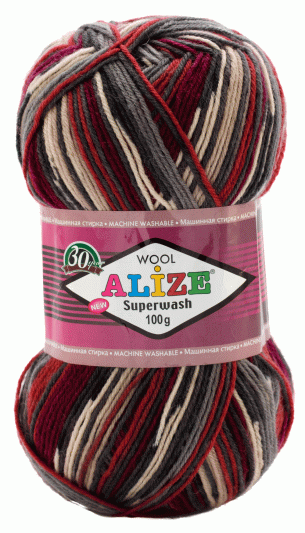 Пряжа SUPERWASH Alize - (цвет 4722)