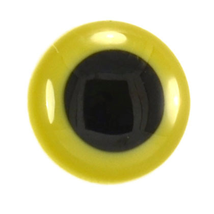 Глаза кристальные с шайбой HobbyBe d 12 мм (CRE-12 - зеленый)