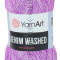 Пряжа YarnArt Denim Washed - (904 - Сиреневый, белый )