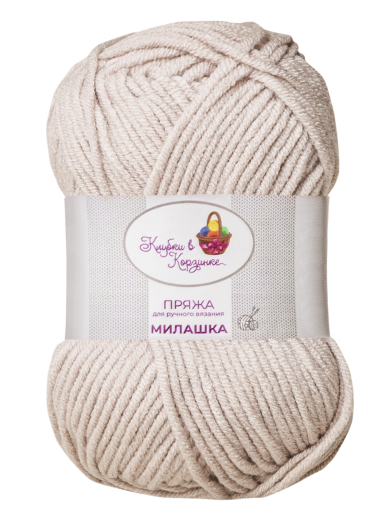 Пряжа «Милашка» - (112 - Перламутр)