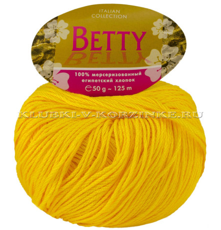 Пряжа Betty - (12 - Желтый)
