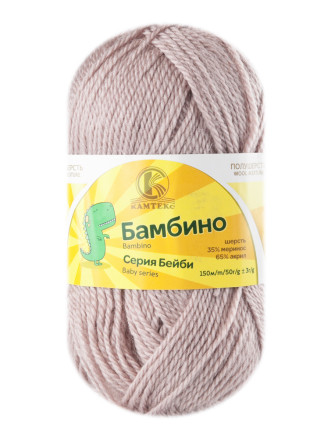 Пряжа Камтекс «Бамбино» - (231 - Жемчужная роза)