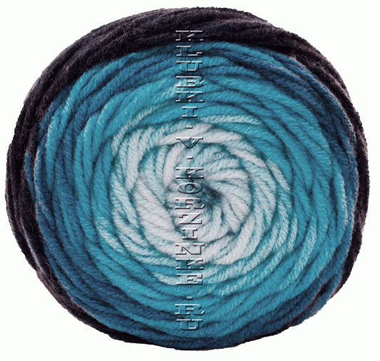 Пряжа Superlana Maxi Long Batik Alize - (6773 - Голубой, синий)