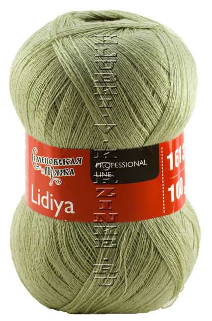 Пряжа Семеновская «Лидия ПШ» - (1448 - Серый мох)