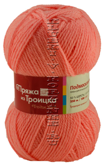 Пряжа Троицкая «Подмосковная» - (0453 - Бегония)