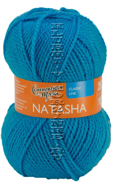 Пряжа Семеновская «Наташа» - (290 - Голубая бирюза)