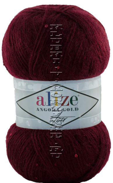 Пряжа Angora Gold Star Alize - (57 - Бордовый)