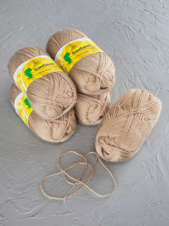 Пряжа Камтекс «Бамбино» - (005 - Бежевый)