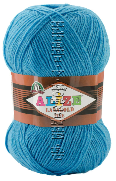 Пряжа Lanagold Fine Alize - (245 - Морская волна)