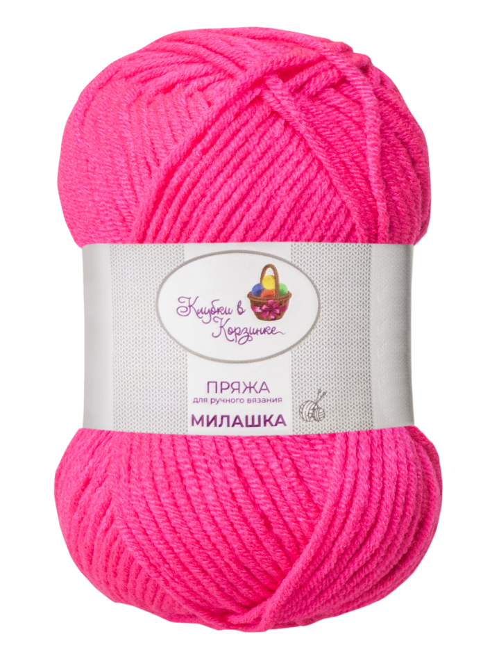 Пряжа «Милашка» - (155 - Малиновый мусс)