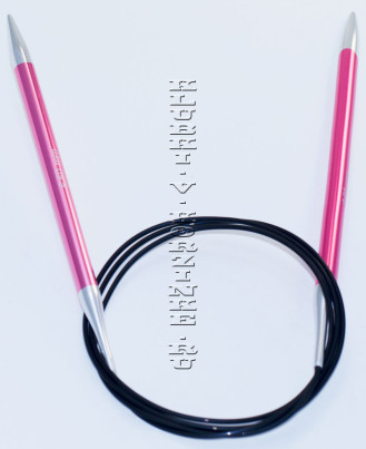Спицы KnitPro Zing круговые №6,5; 100 см (арт.47164)