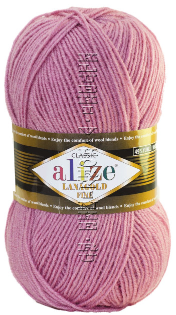 Пряжа Lanagold Fine Alize - (28 - Роза)