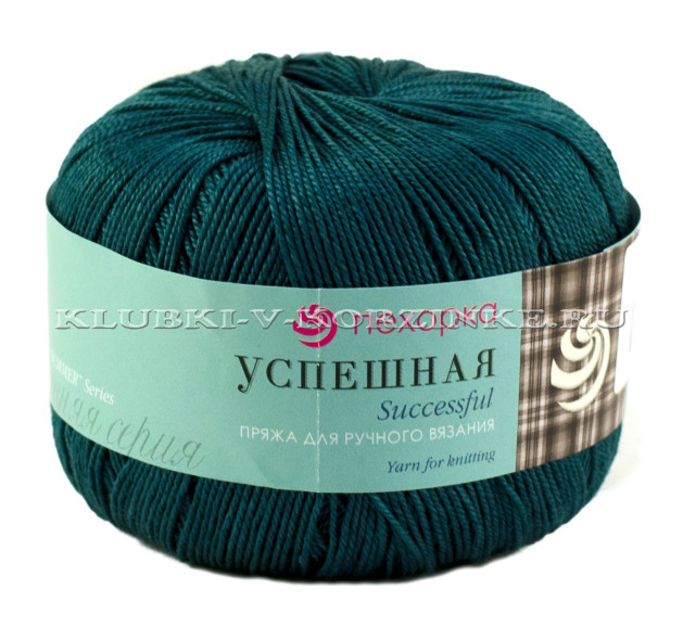Пряжа Пехорка «Успешная» - (14 - Морская волна)