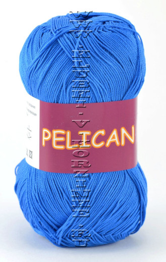 Пряжа VITA cotton "PELICAN" - (4000 - Ярко-голубой)