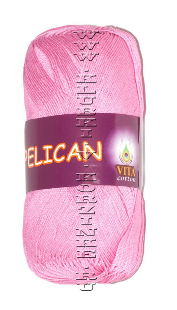 Пряжа VITA cotton "PELICAN" - (3977 - Светло-розовый)