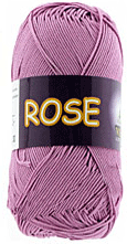 Пряжа VITA cotton "ROSE" - (3934 - Светлый цикламен)