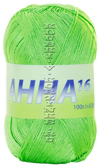 Пряжа Анна 16 Seam - (1035 - Салатовый)
