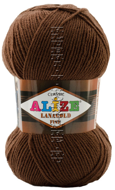 Пряжа Lanagold Fine Alize - (583 - Корица меланж)