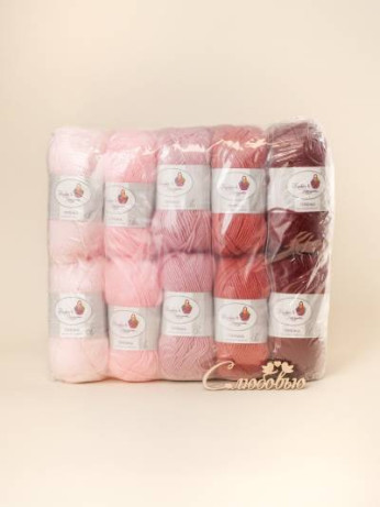 Пряжа «Алетта» набор «Ягодный микс»