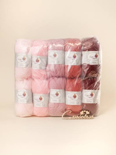 Пряжа «Алетта» набор «Ягодный микс»