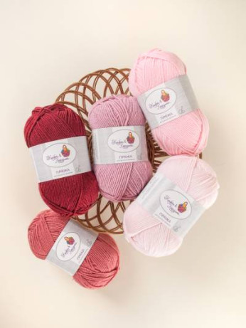 Пряжа «Алетта» набор «Ягодный микс»