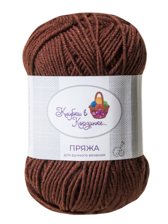 Пряжа «Алетта» - (027 - Пряный какао)