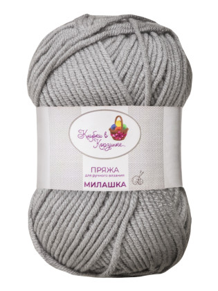 Пряжа «Милашка» 100% акрил, (53 - Серебристый туман)