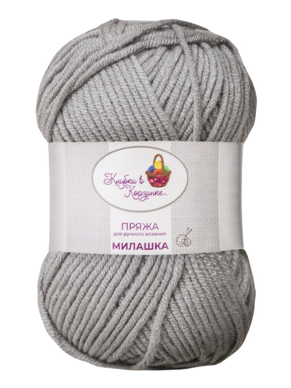 Пряжа «Милашка» - (53 - Серебристый туман)