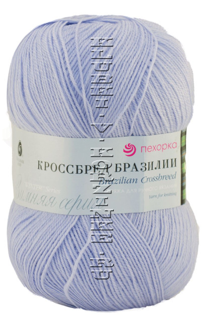 Пряжа Пехорка "Кроссбред Бразилии" - (177 - Голубое небо)