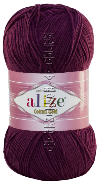 Пряжа COTTON GOLD Alize - (122 - Фиолетовый)