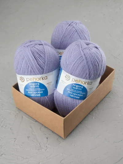 Пряжа Пехорка «Ангорская теплая» - (25 - Кристалл)