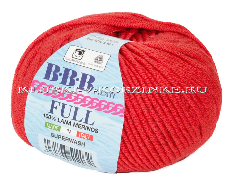 Пряжа Full BBB - (6203 - Гвоздика)