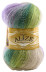 Пряжа ANGORA GOLD BATIK Alize - (4705 - Салат, изумруд, св.сиреневый)