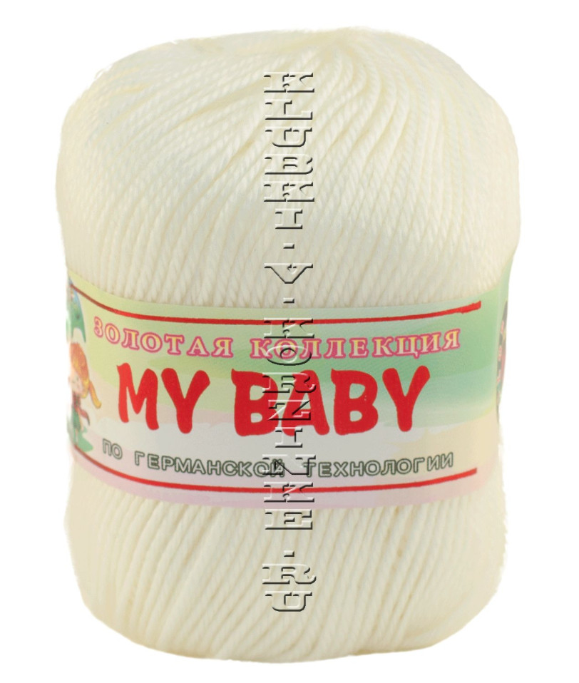 Пряжа «My Baby» Color City - (2001 - Белый)