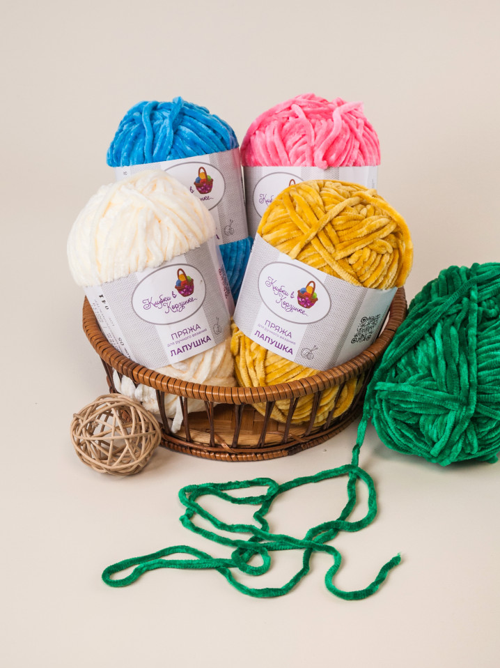 Пряжа «Лапушка» набор «Леденцовая радуга»