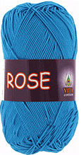 Пряжа VITA cotton "ROSE" - (3937 - Голубая бирюза)