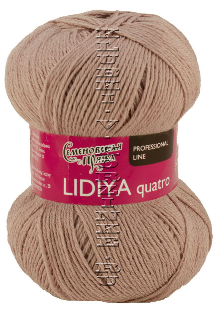 Пряжа Семеновская «Лидия ПШ кватро» - (1042 - Св.ковыль)