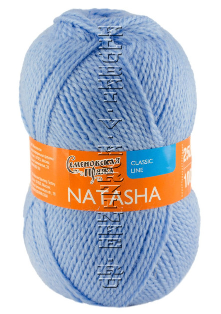 Пряжа Семеновская «Наташа» - (3 - Голубой)