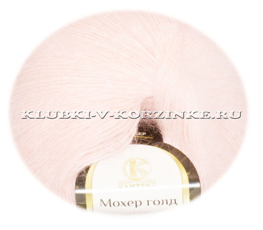 Пряжа Камтекс «Мохер Голд» - (132- Нежная роза)