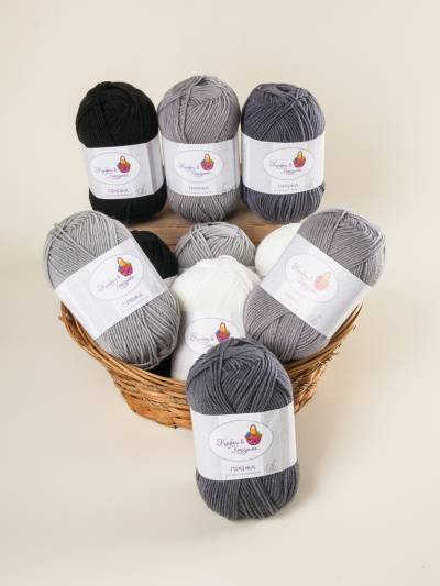 Пряжа «Алетта» набор «Графитовый стиль»