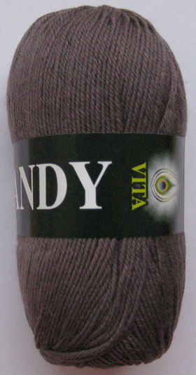 Пряжа VITA «CANDY» - (2522 - Серо-коричневый)
