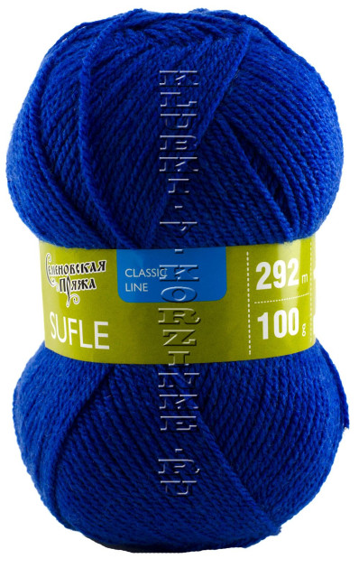 Пряжа Семеновская «Суфле» - (180 - Василек)