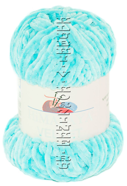 Пряжа Velvet Himalaya - (90035 - Голубая бирюза)