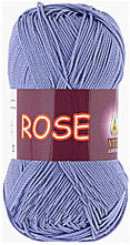 Пряжа VITA cotton "ROSE" - (3940 - Серо-голубой)