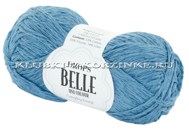 Пряжа Belle DROPS - (13 - Тёмный джинс)